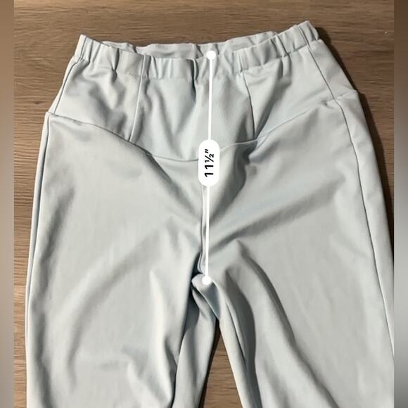 Shein Light Blue High Rise Full Length Leggings Size M - Picture 9 of 10